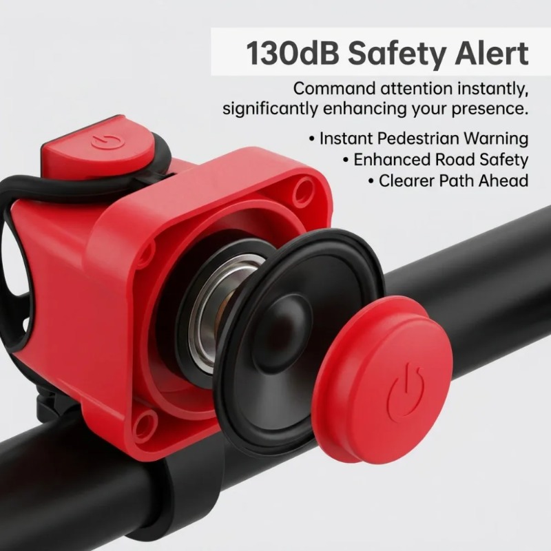 แตรไฟฟ้าสำหรับจักรยาน 130 เดซิ - Bike Bell Electronic Loud Horn บทวิจารณ์และราคา