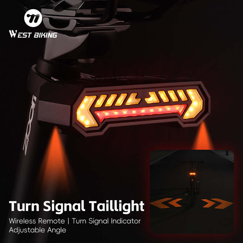 ไฟท้ายจักรยาน WEST BIKING พร้อ - Turn Signal Bike Light Wireless Remote บทวิจารณ์และราคา