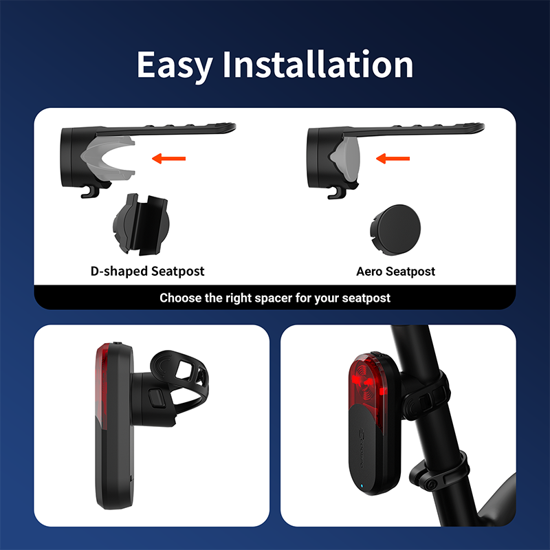    ไฟท้ายจักรยานอัจฉริยะ COOS - Cycling Radar Tail Light Rear Warning บทวิจารณ์และราคา