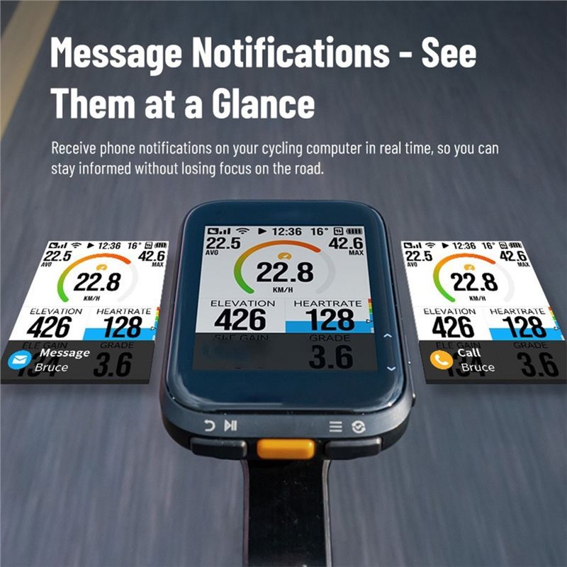 A74K-หน้าจอสีแบบสัมผัส คอมพิวเ - Cycling Computer Gps Wireless Color Screen บทวิจารณ์และราคา