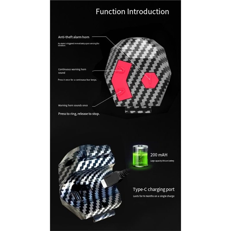 กริ่งประตูจักรยานไฟฟ้าและสกู๊ต - Bike Bell Electronic Loud Horn บทวิจารณ์และราคา
