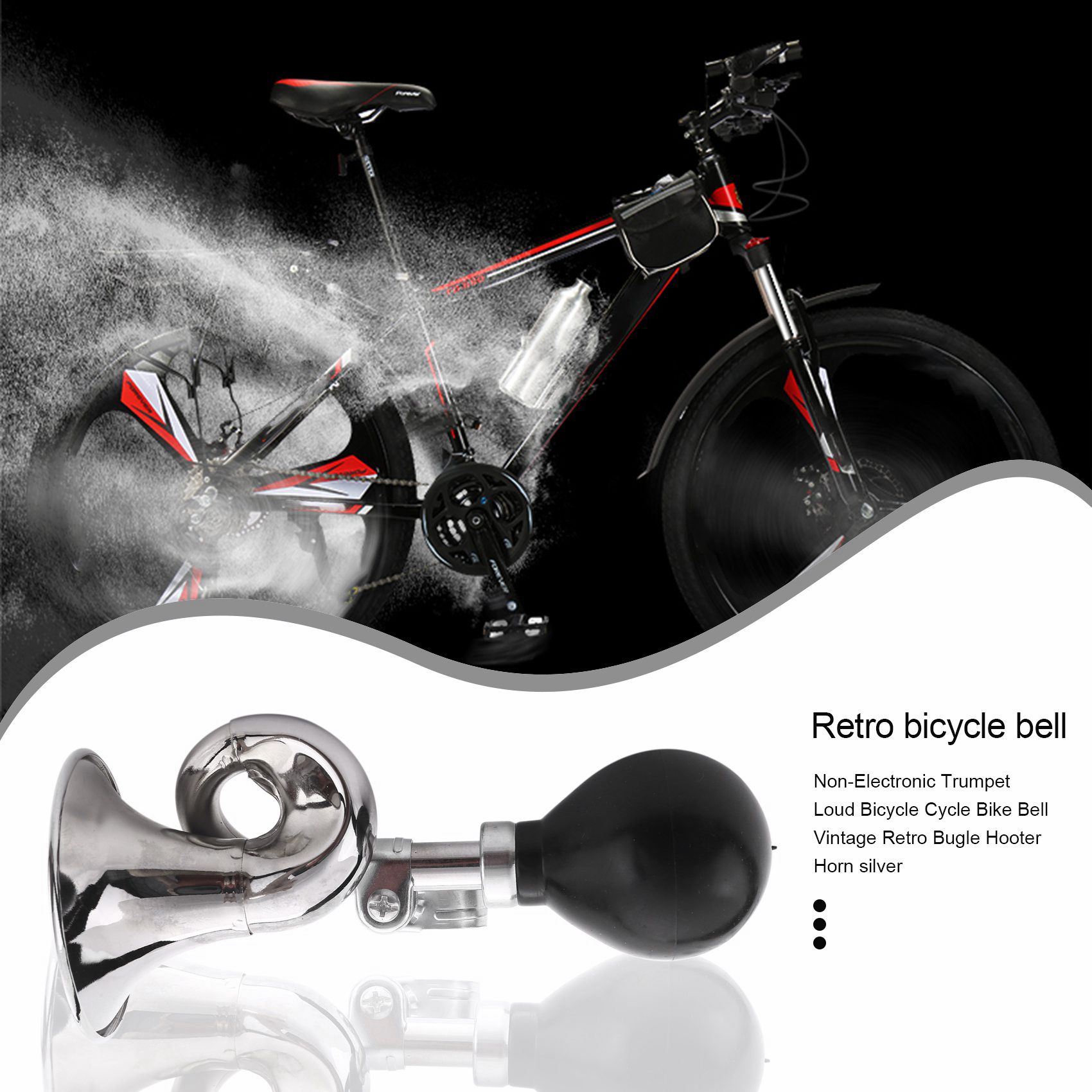 กระดิ่งจักรยาน CYGJ แบบไม่ใช้ไ - Bike Bell Electronic Loud Horn บทวิจารณ์และราคา