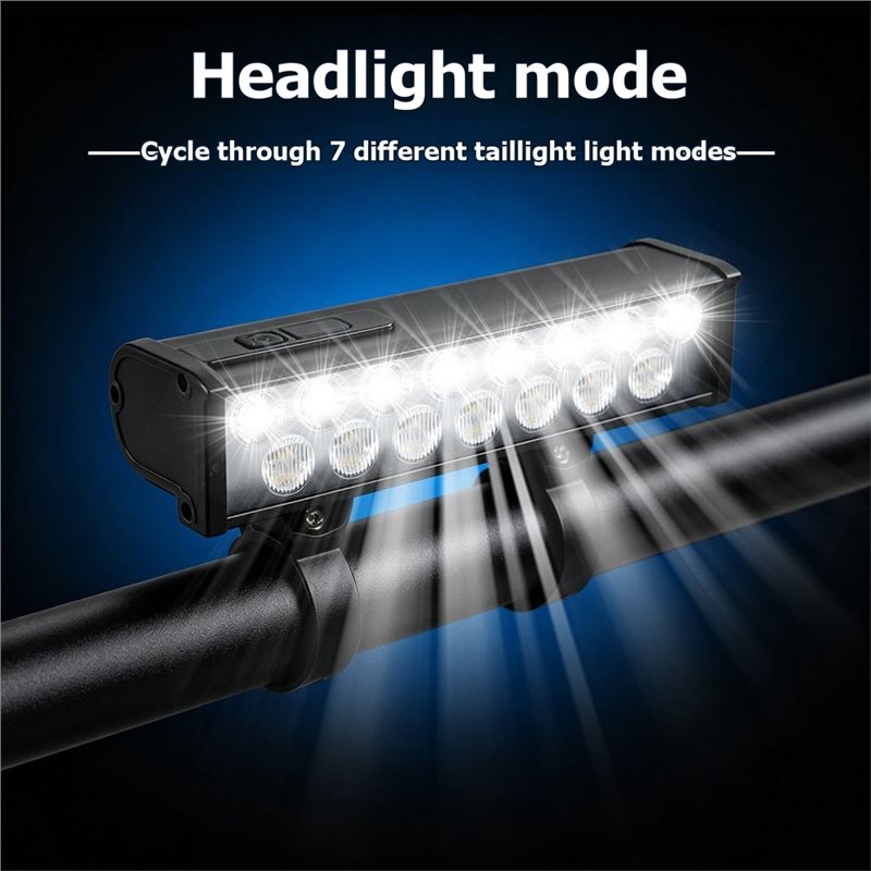 ชุดไฟจักรยาน X08A, ไฟหน้าจักรย - Bike Headlight 2000 Lumens Rechargeable บทวิจารณ์และราคา