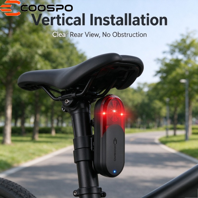 ไฟท้ายจักรยานอัจฉริยะ COOSPO T - Cycling Radar Tail Light Rear Warning บทวิจารณ์และราคา