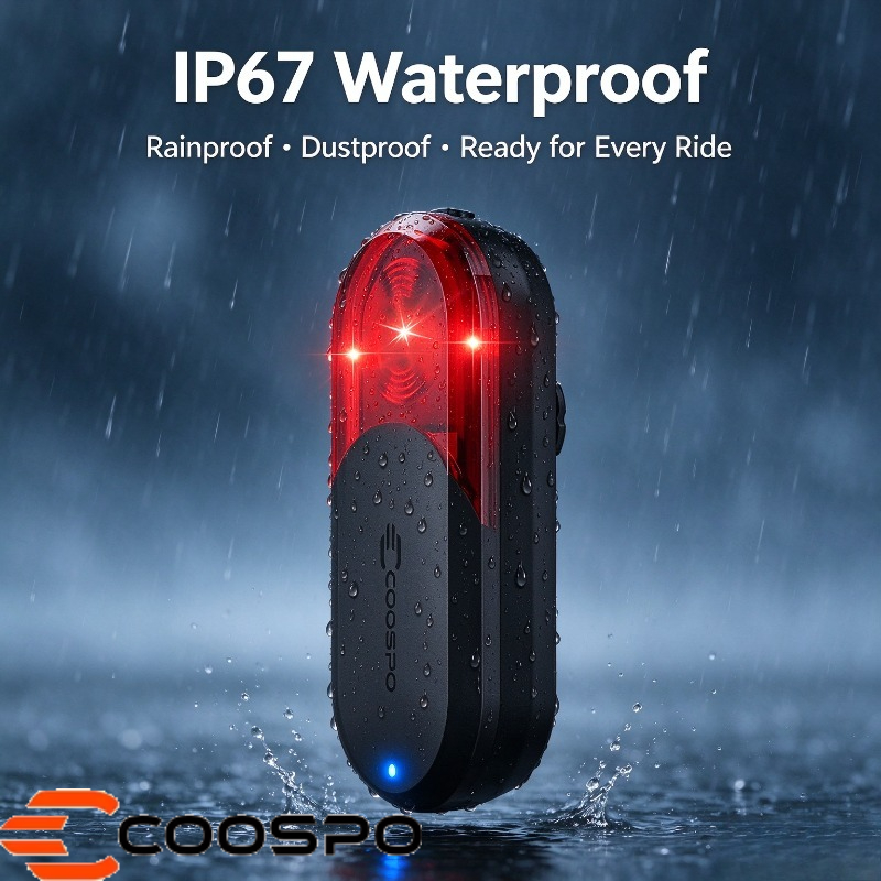 ไฟท้ายจักรยานอัจฉริยะ COOSPO T - Cycling Radar Tail Light Rear Warning บทวิจารณ์และราคา