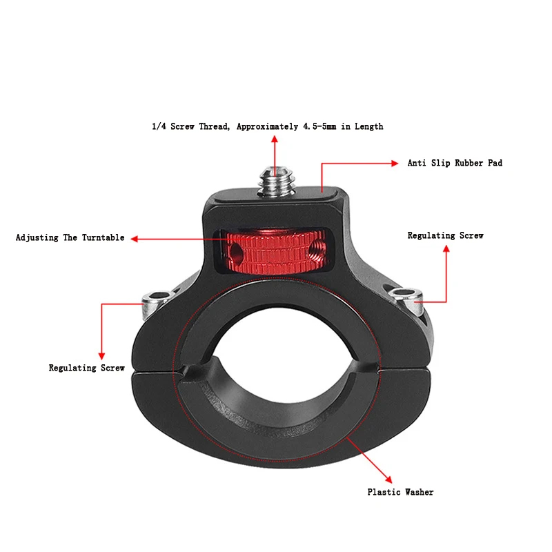 ตัวยึดแฮนด์จักรยานอะลูมิเนียมพ - Action Camera Bike Mount Aluminum บทวิจารณ์และราคา