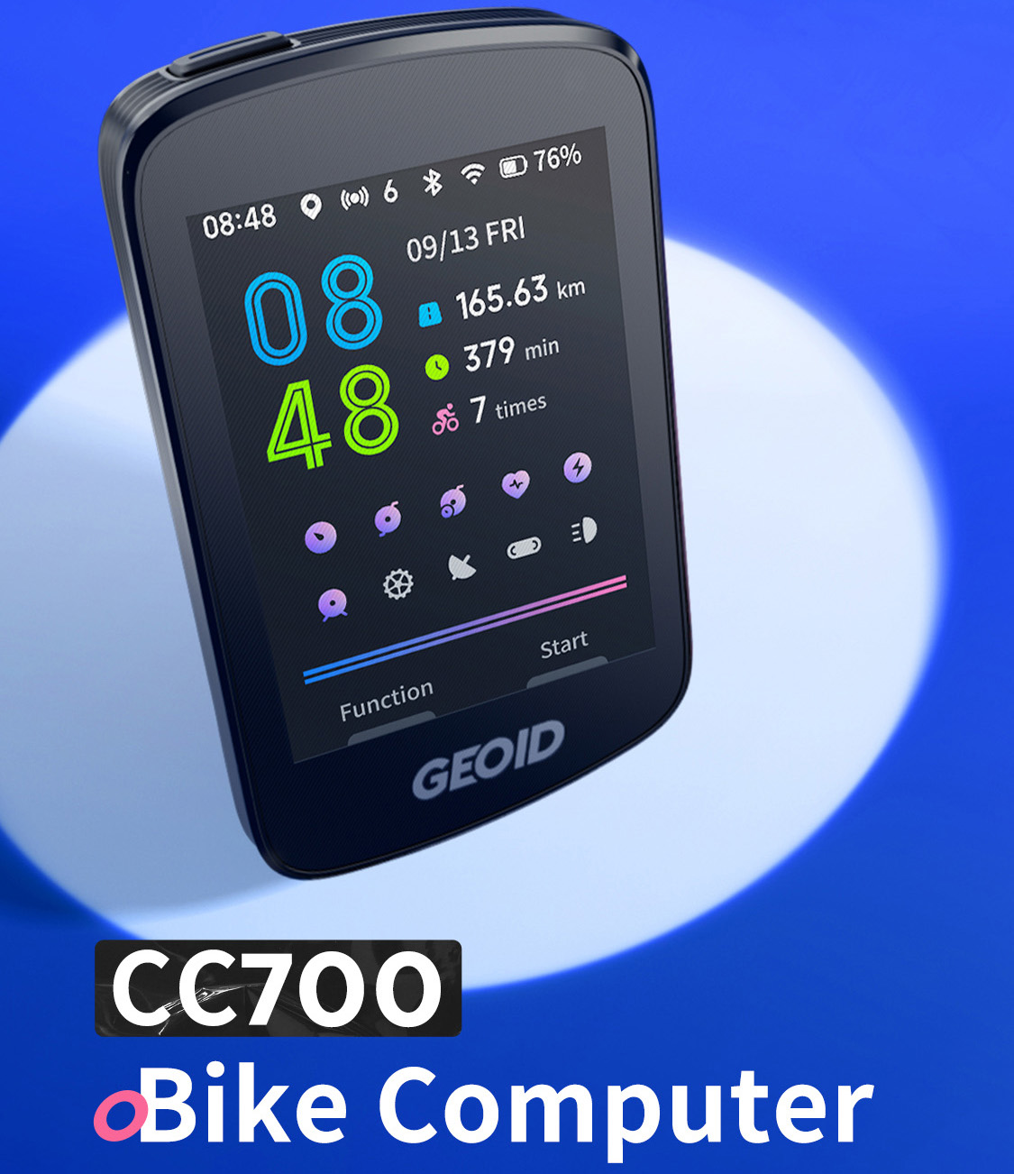 GEOID CC700 GPS คอมพิวเตอร์จัก - Cycling Computer Gps Wireless Color Screen บทวิจารณ์และราคา