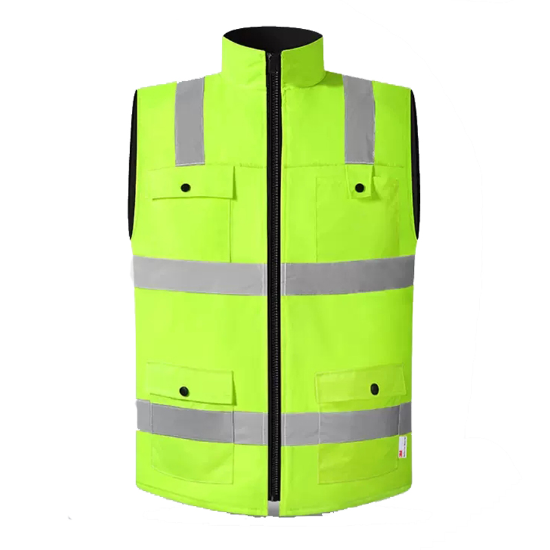 ความปลอดภัยสูงเสื้อกั๊กสะท้อนแ - Reflective Cycling Vest High Visibility บทวิจารณ์และราคา