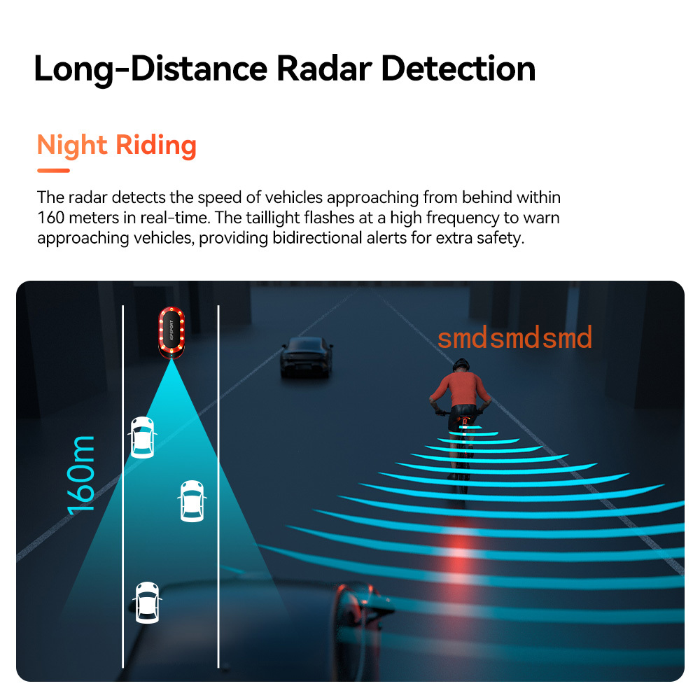 ไฟท้ายจักรยาน SRmini Radar พร้ - Cycling Radar Tail Light Rear Warning บทวิจารณ์และราคา