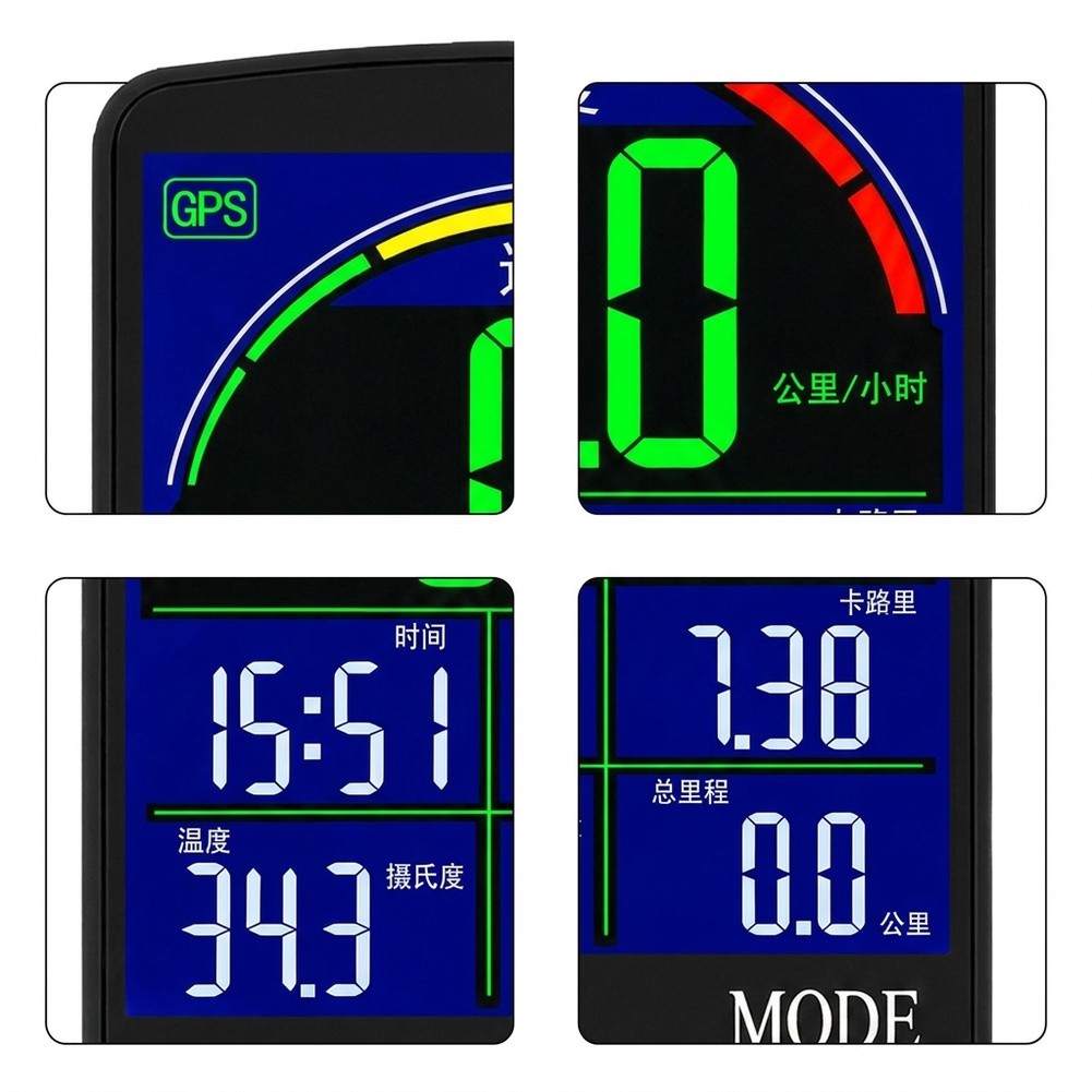 คอมพิวเตอร์จักรยานไร้สาย GPS = - Cycling Computer Gps Wireless Color Screen บทวิจารณ์และราคา