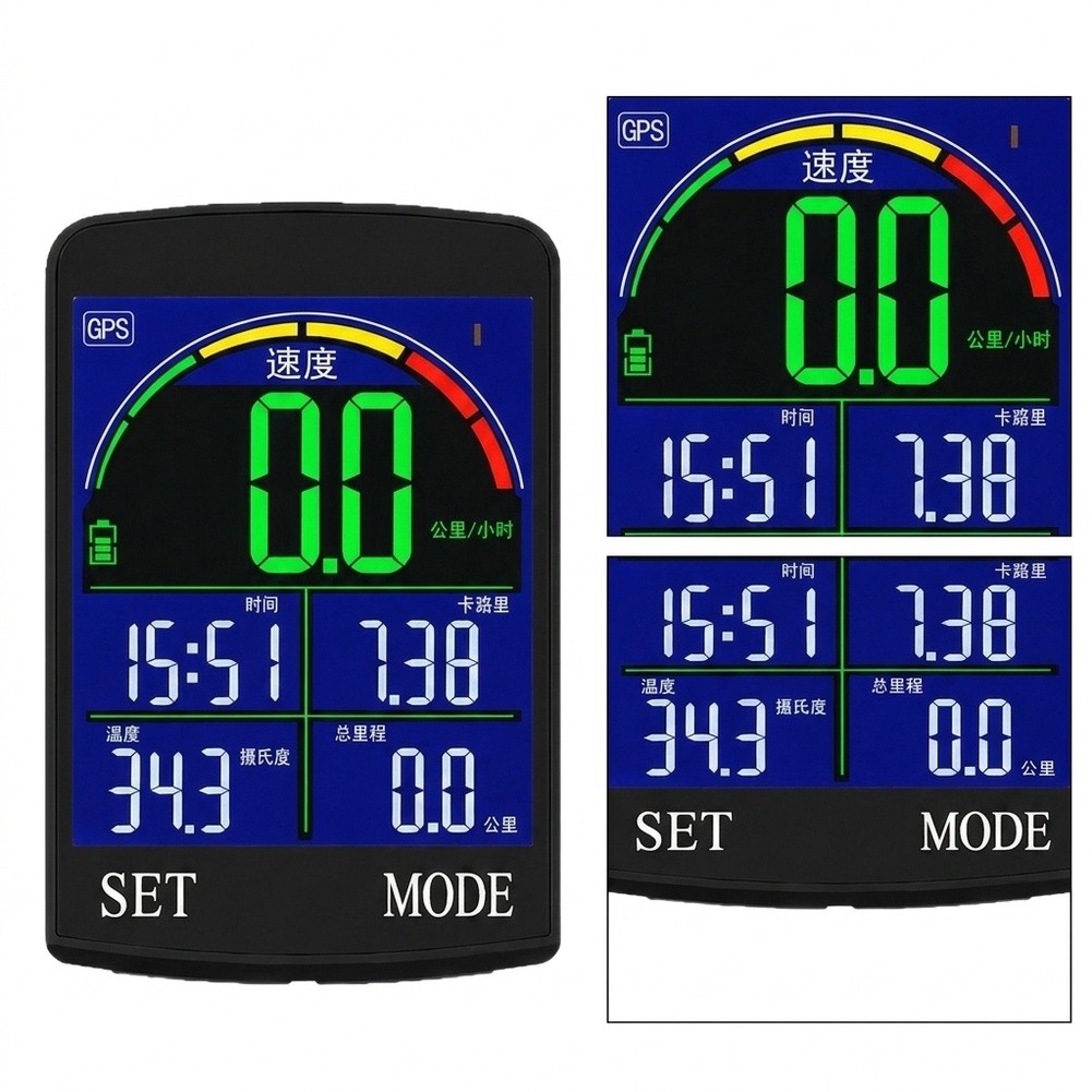 คอมพิวเตอร์จักรยานไร้สาย GPS = - Cycling Computer Gps Wireless Color Screen บทวิจารณ์และราคา