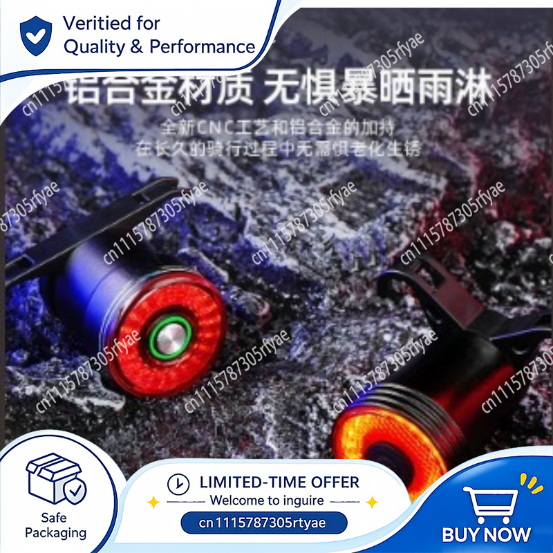 ไฟท้ายจักรยานอัจฉริยะพร้อมเซ็น - Smart Bike Brake Sensor Rear Light บทวิจารณ์และราคา