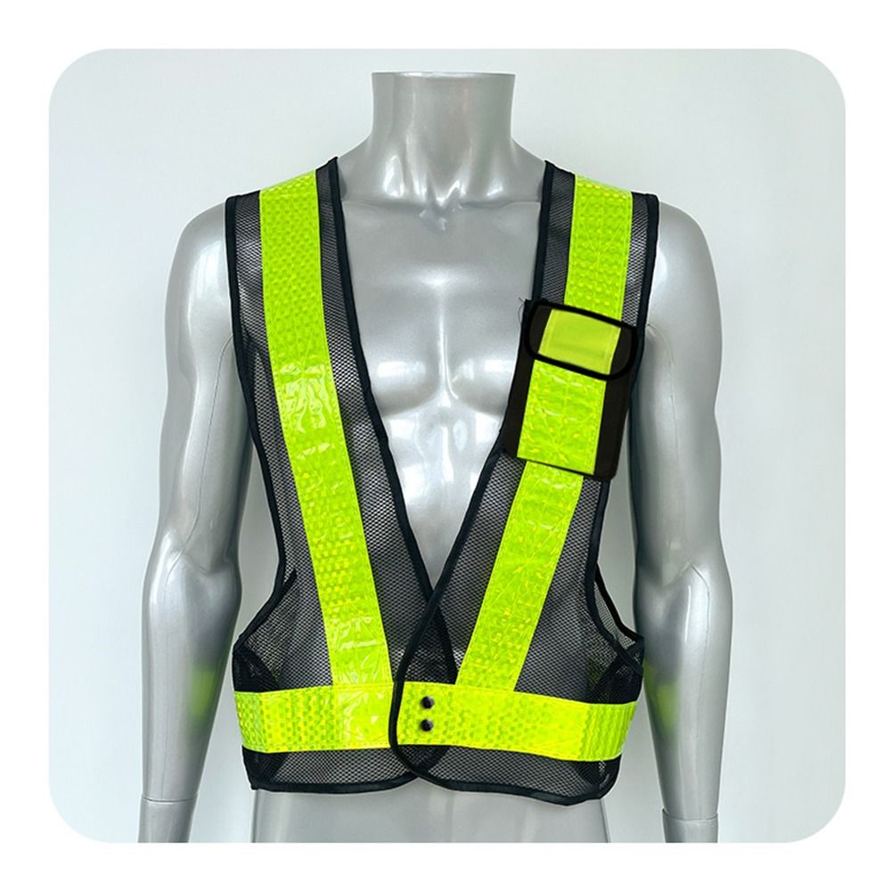 เสื้อกั๊กสะท้อนแสงรูปตัว V ควา - Reflective Cycling Vest High Visibility บทวิจารณ์และราคา