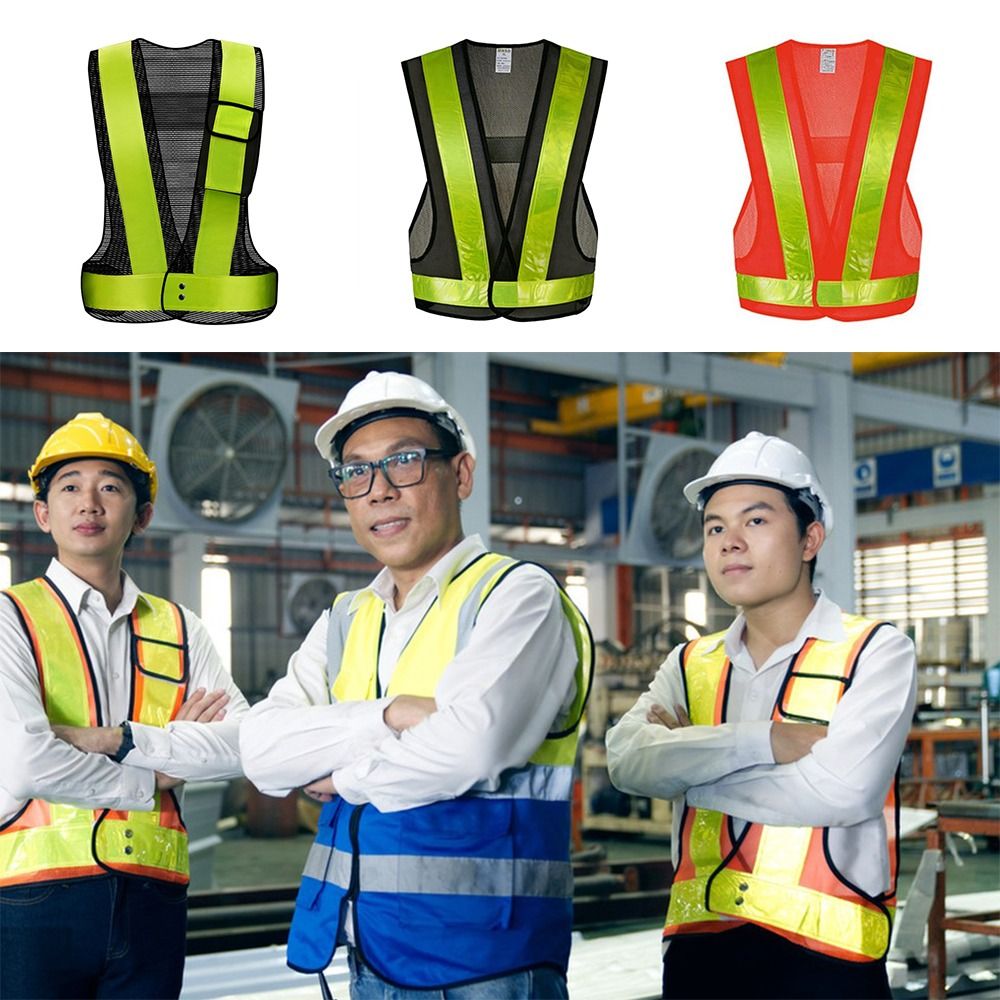 เสื้อกั๊กสะท้อนแสงรูปตัว V ควา - Reflective Cycling Vest High Visibility บทวิจารณ์และราคา