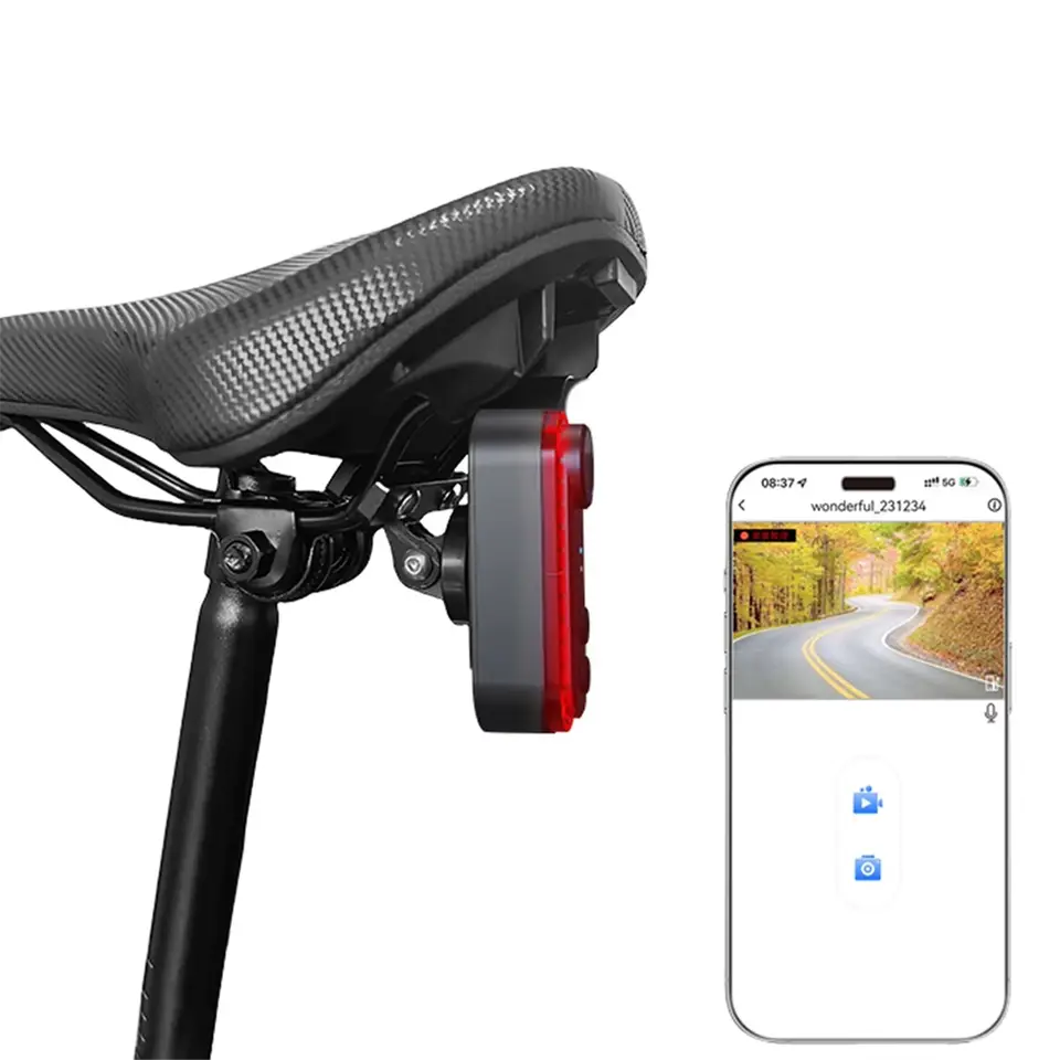 ไฟท้ายจักรยานแบบใหม่พร้อมกล้อง - Bike Tail Light With Camera 1080P บทวิจารณ์และราคา