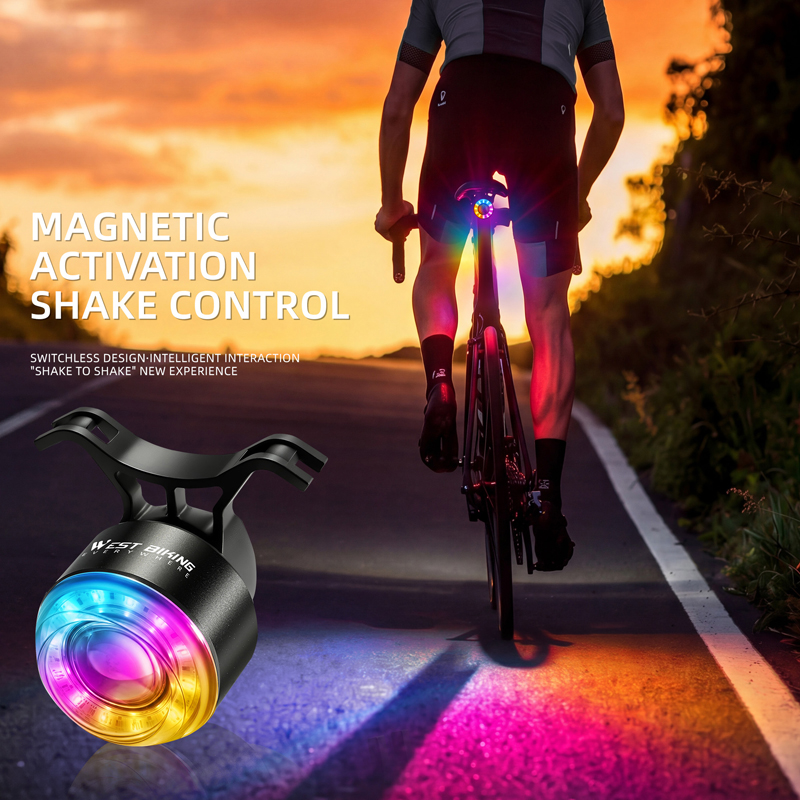 WEST BIKING ไฟท้ายจักรยานแบบแม - Smart Bike Brake Sensor Rear Light บทวิจารณ์และราคา