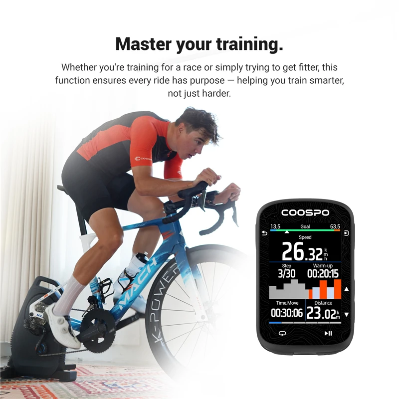 COOSPO CS600 คอมพิวเตอร์จักรยา - Cycling Computer Gps Wireless Color Screen บทวิจารณ์และราคา