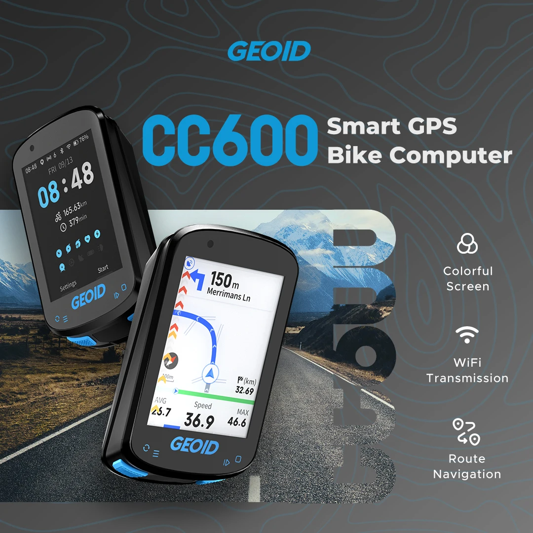 Geoid CC600 จักรยานคอมพิวเตอร์ - Cycling Computer Gps Wireless Color Screen บทวิจารณ์และราคา