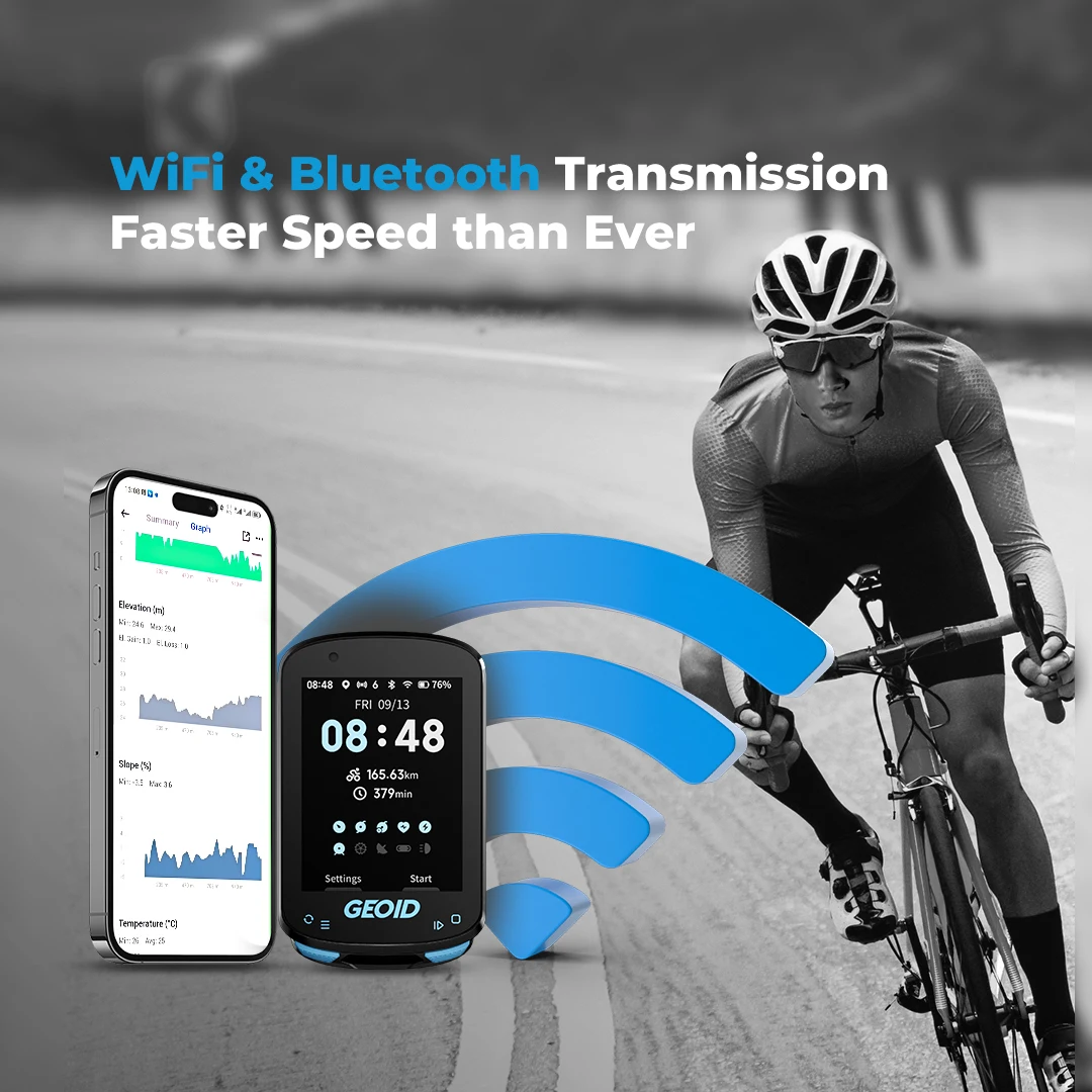 Geoid CC600 จักรยานคอมพิวเตอร์ - Cycling Computer Gps Wireless Color Screen บทวิจารณ์และราคา