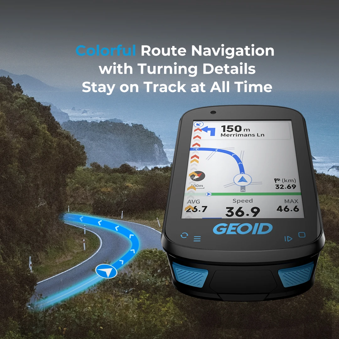Geoid CC600 จักรยานคอมพิวเตอร์ - Cycling Computer Gps Wireless Color Screen บทวิจารณ์และราคา