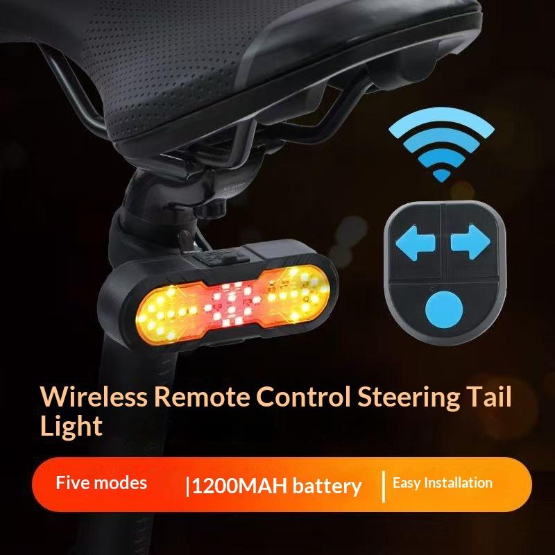 1 ชุดรีโมทคอนโทรลไร้สายไฟเตือน - Turn Signal Bike Light Wireless Remote บทวิจารณ์และราคา