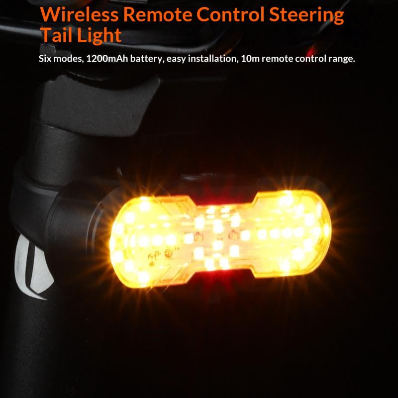 1 ชุดรีโมทคอนโทรลไร้สายไฟเตือน - Turn Signal Bike Light Wireless Remote บทวิจารณ์และราคา