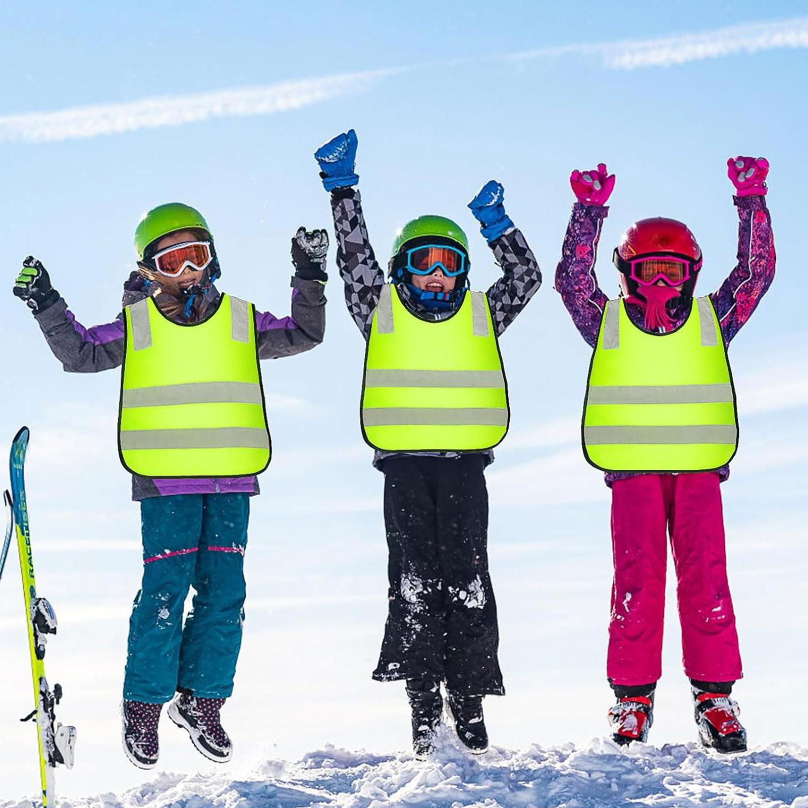 เสื้อกั๊กสะท้อนแสงสำหรับเด็ก 1 - Reflective Cycling Vest High Visibility บทวิจารณ์และราคา